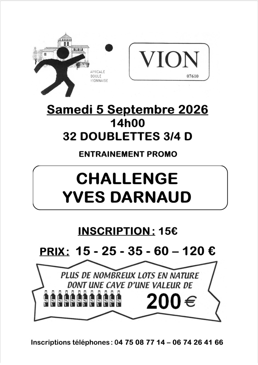VION : Challenge Michel Darnaud