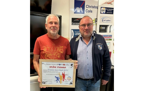 Jean-Claude RIOU à l'honneur.